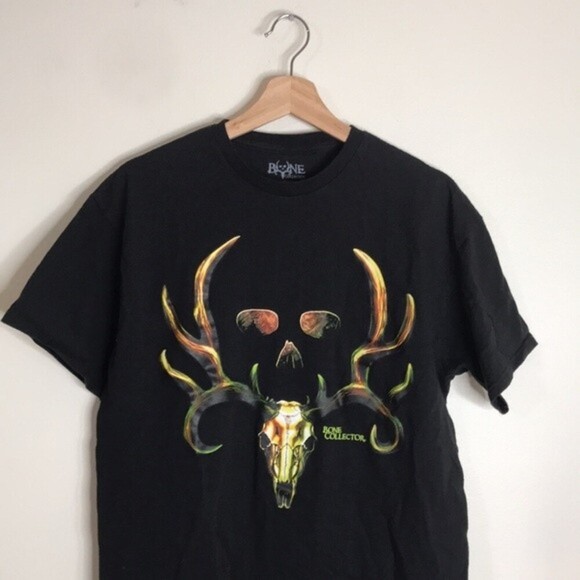 Bone collector unisex black graphic tee size large - Picture 2 of 8